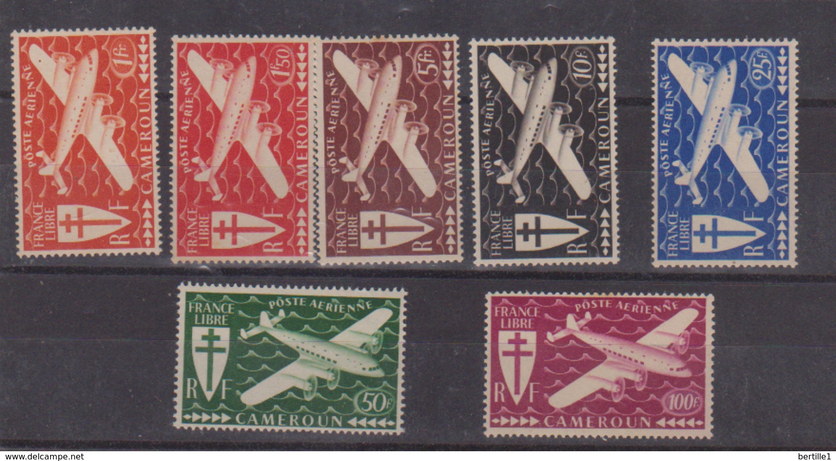 CAMEROUN       N° YVERT  :   PA  12/18     NEUF AVEC  CHARNIERES      ( 1036    ) - Airmail