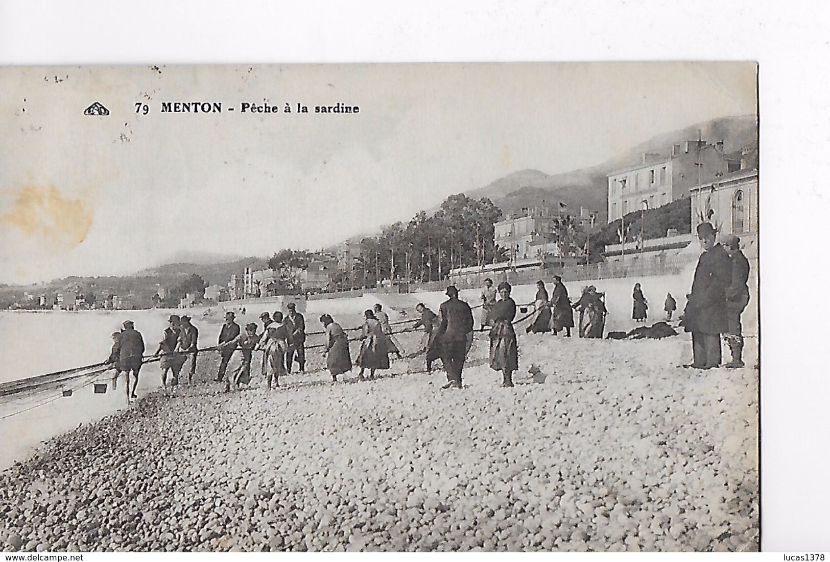 06 / MENTON / PECHE A LA SARDINE / RARE - Menton