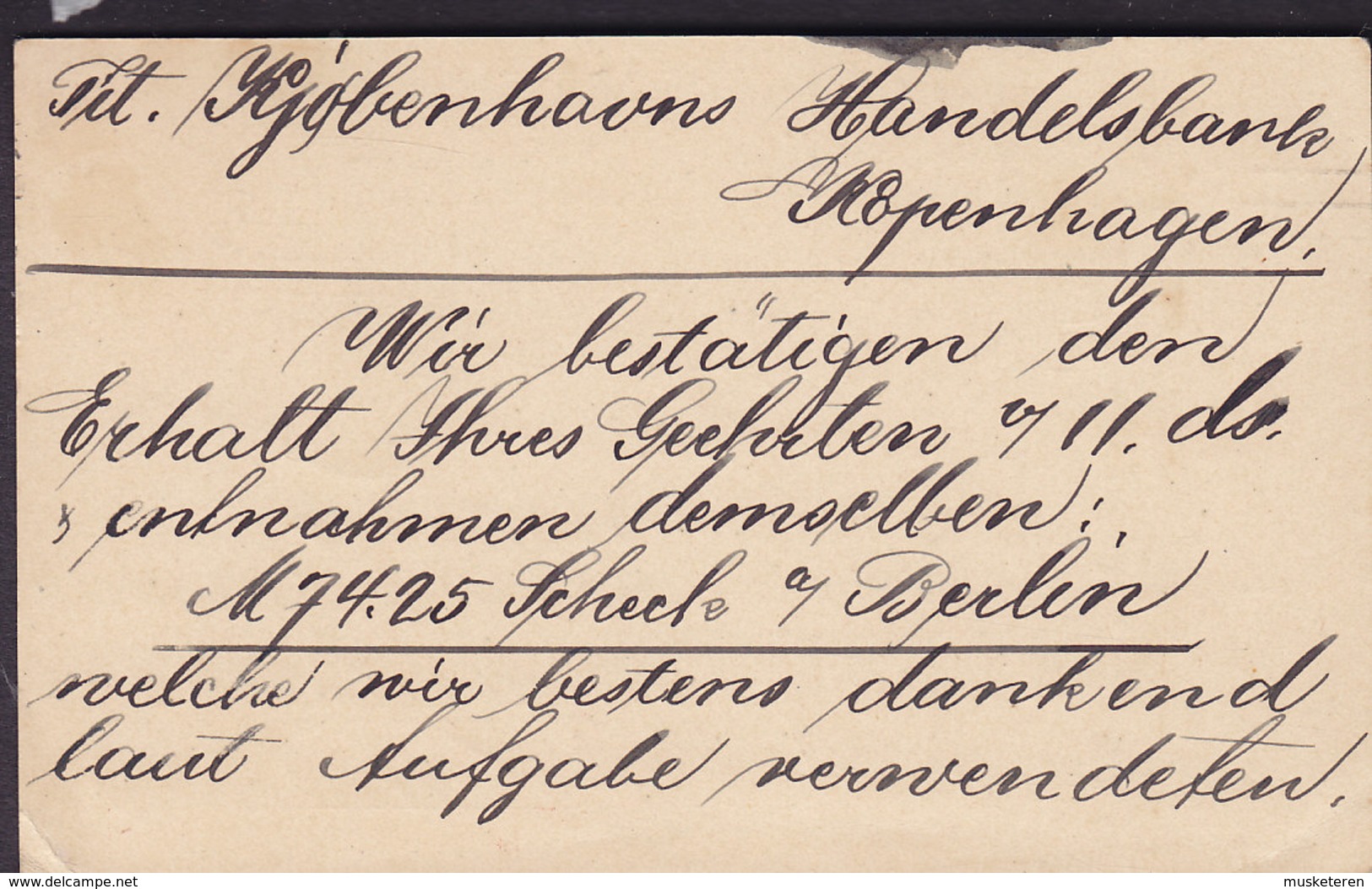 Bayern Postal Stationery Ganzsache Entier ANGLO-AMERIKANISCHE FUELLFEDER-Gesellschaft MÜNCHEN 1914 (2 Scans) - Autres & Non Classés