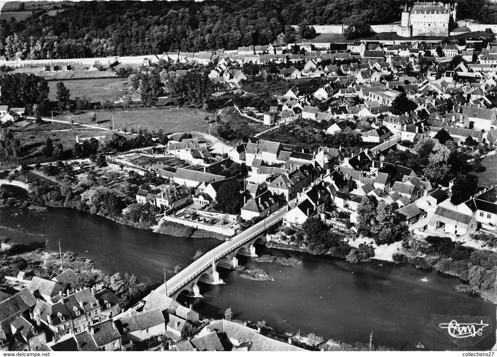 18-CHATEAUNEUF-SUR-CHER- VUE AERIENNE - Chateauneuf Sur Cher