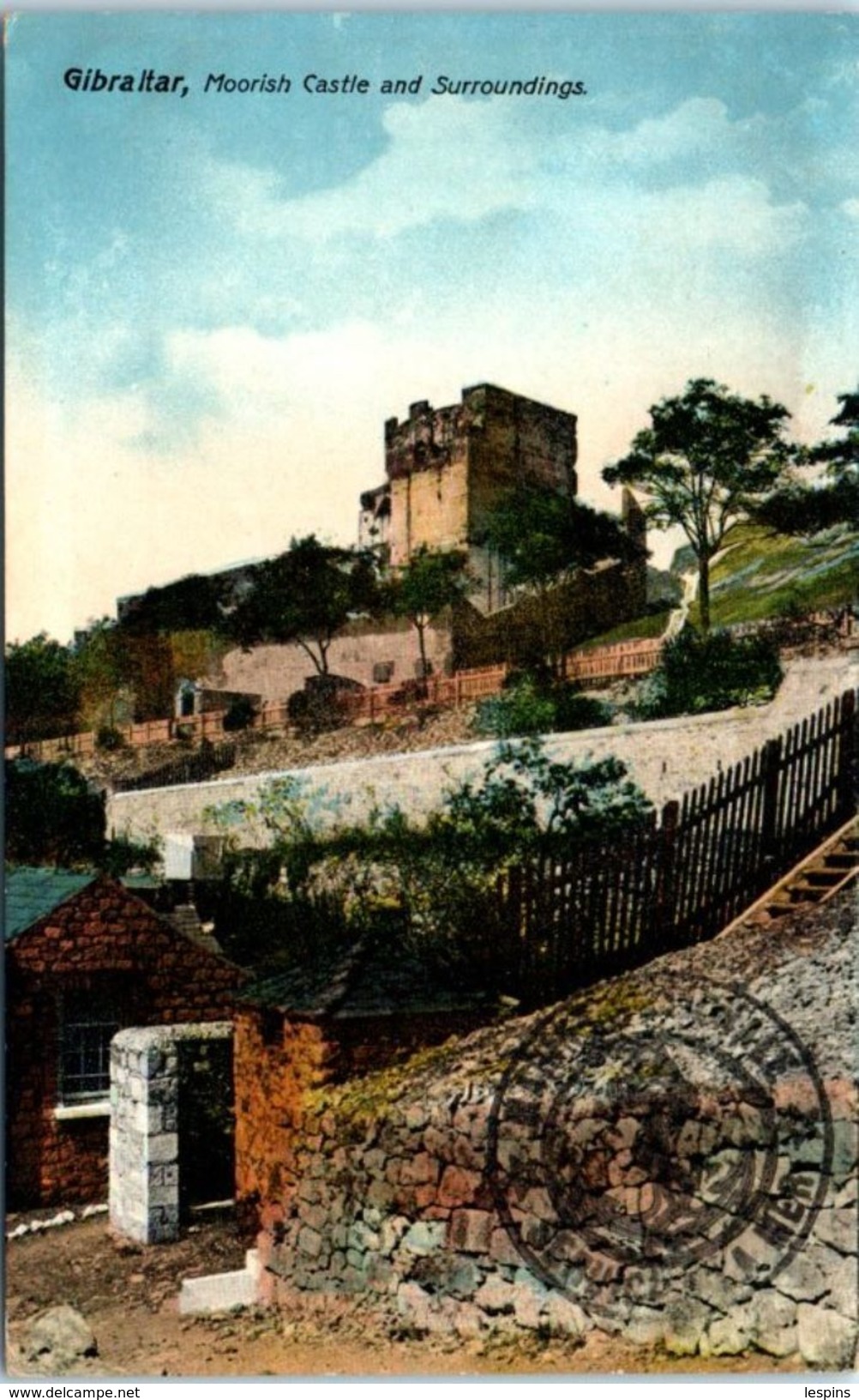 GIBRALTAR -- Moorish Castle And - Gibilterra