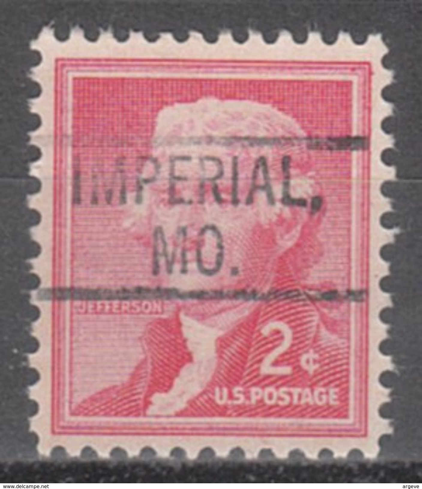 USA Precancel Vorausentwertung Preo, Locals Missouri, Imperial 802 - Préoblitérés