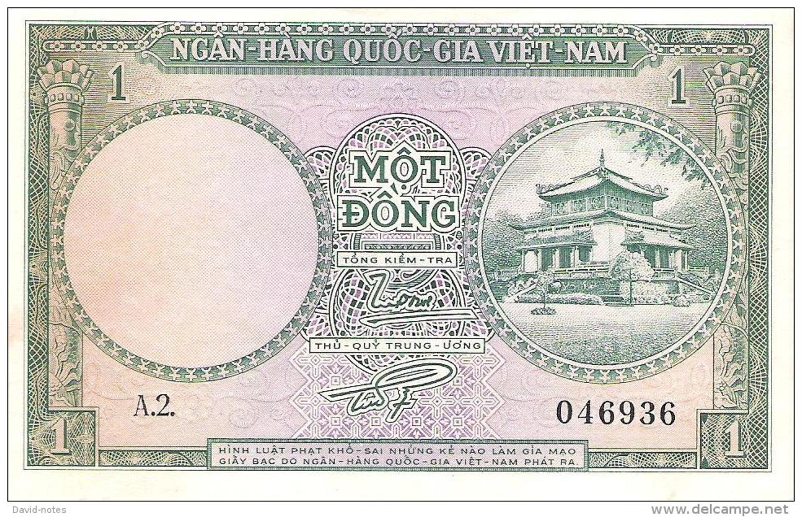 South Vietnam - Pick 1 - 1 Dong 1956 - AUnc - Vietnam