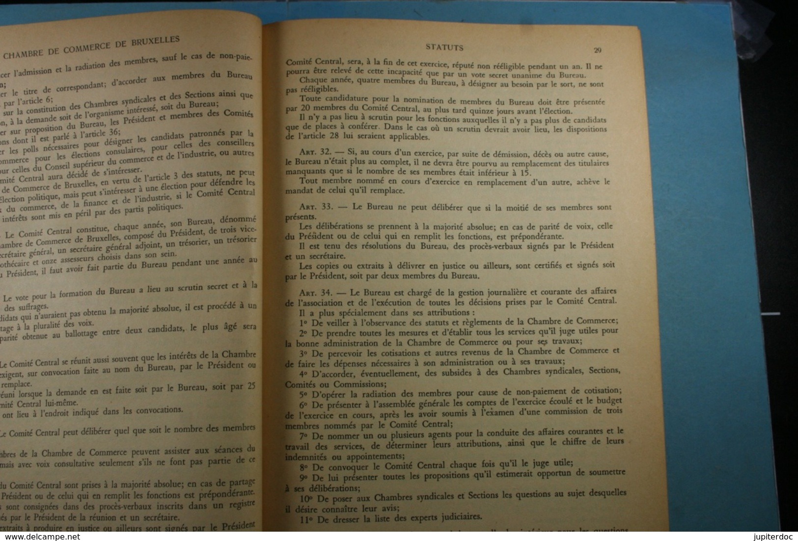 Annuaire Chambre de Commerce de Bruxelles 1952