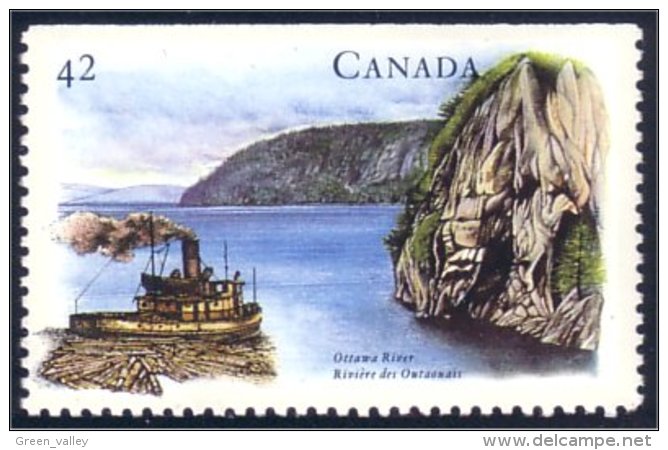 Canada Bois Wood Ottawa River MNH ** Neuf SC (C14-10hb) - Bäume