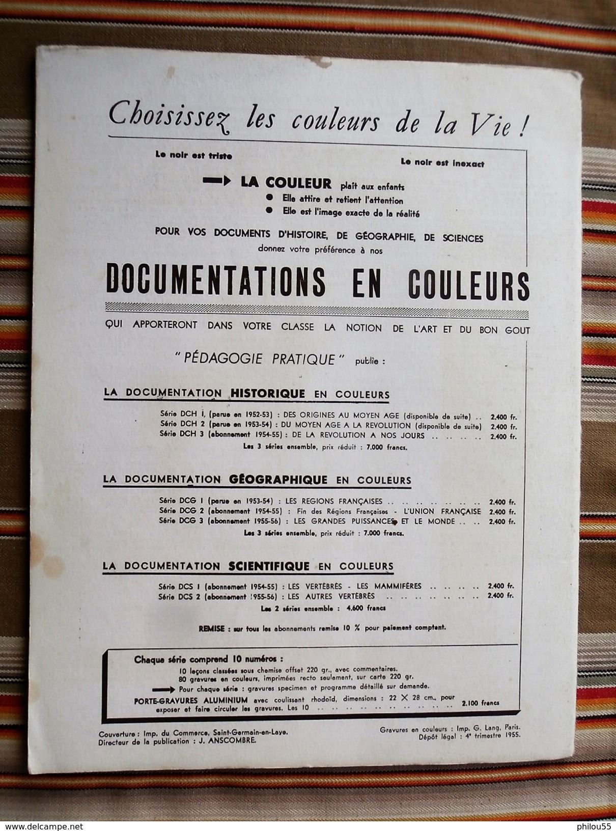 LA CONQUETE DE L'ESPACE Transports En Commun Pedagogie Pratique MDI 1955 Illustrateur - Schede Didattiche