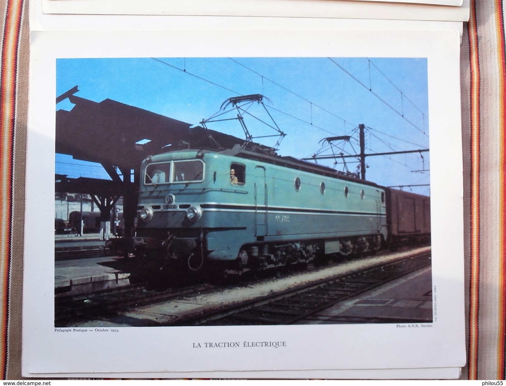 LA CONQUETE DE L'ESPACE Transports en Commun Pedagogie Pratique MDI 1955 illustrateur