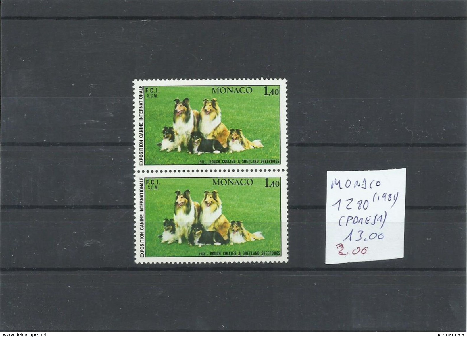 MONACO YVERT 1280 (PAREJA)  MNH  ** - Ungebraucht