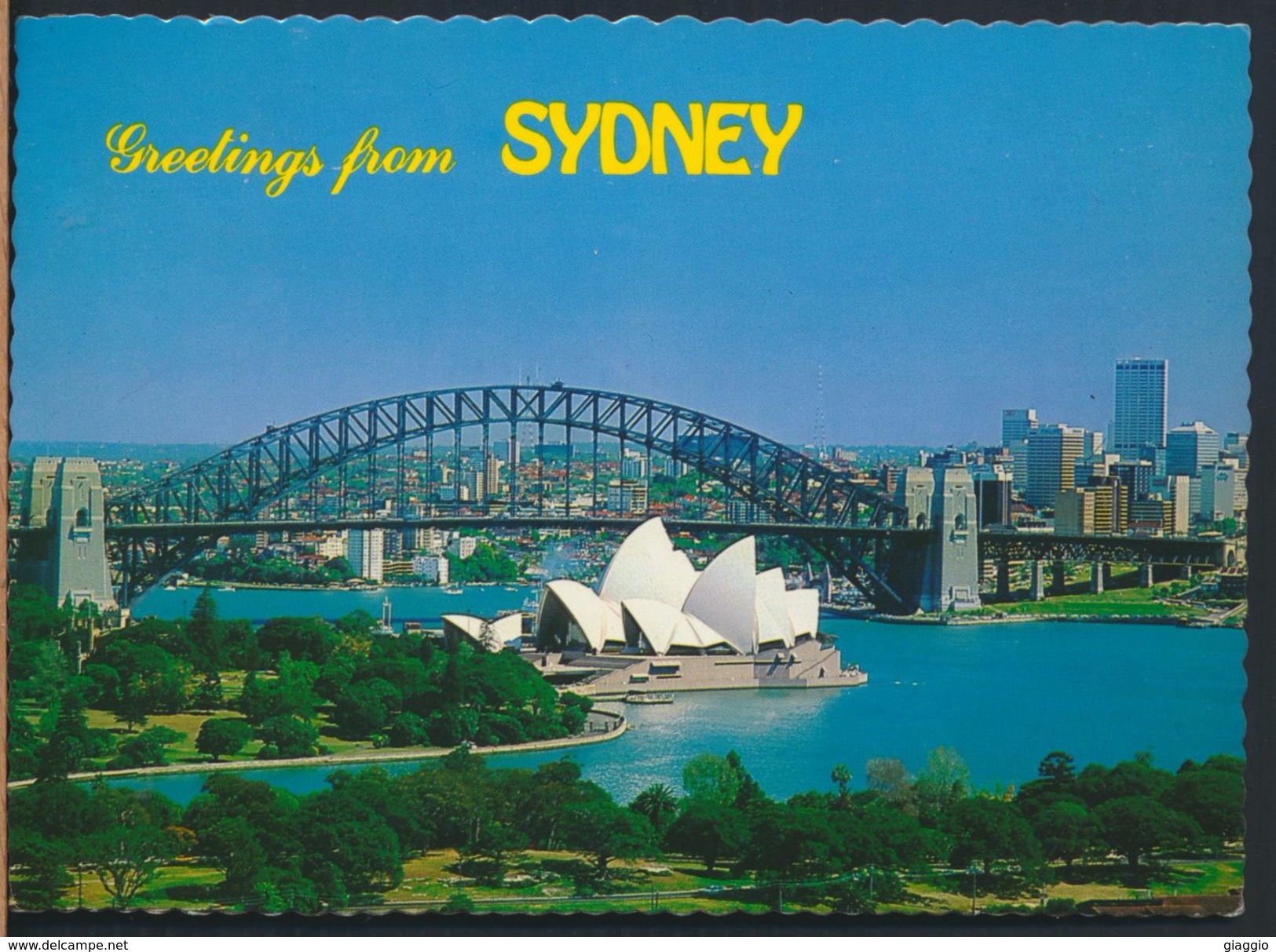 °°° 8096 - AUSTRALIA - GREETINGS FROM SIDNEY - 1980 With Stanps Singapore °°° - Sydney