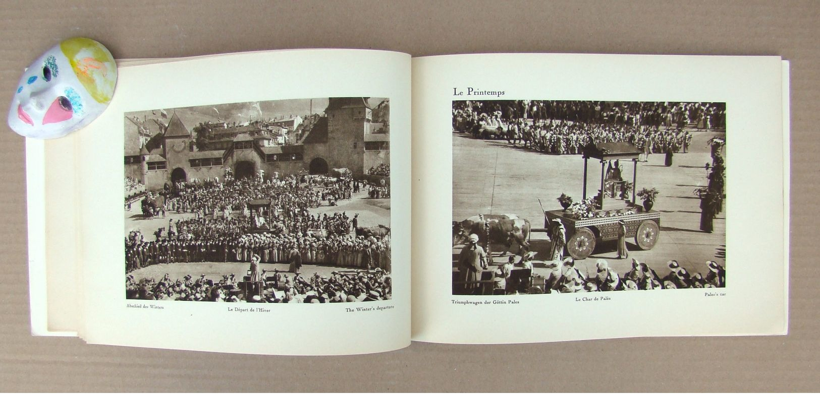 Fête des Vignerons Vevey 1927 - Album des Photographies Officielles - Mrs. de JONGH et PERROCHET