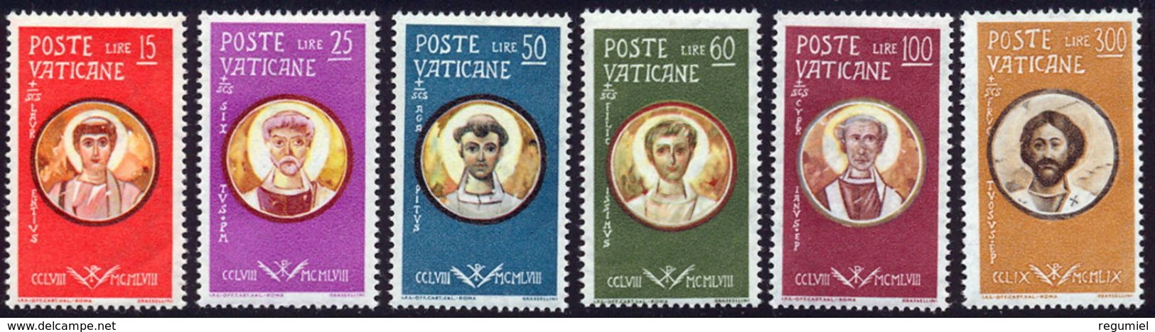 Vaticano 0274/279 ** MNH. 1959 - Nuevos