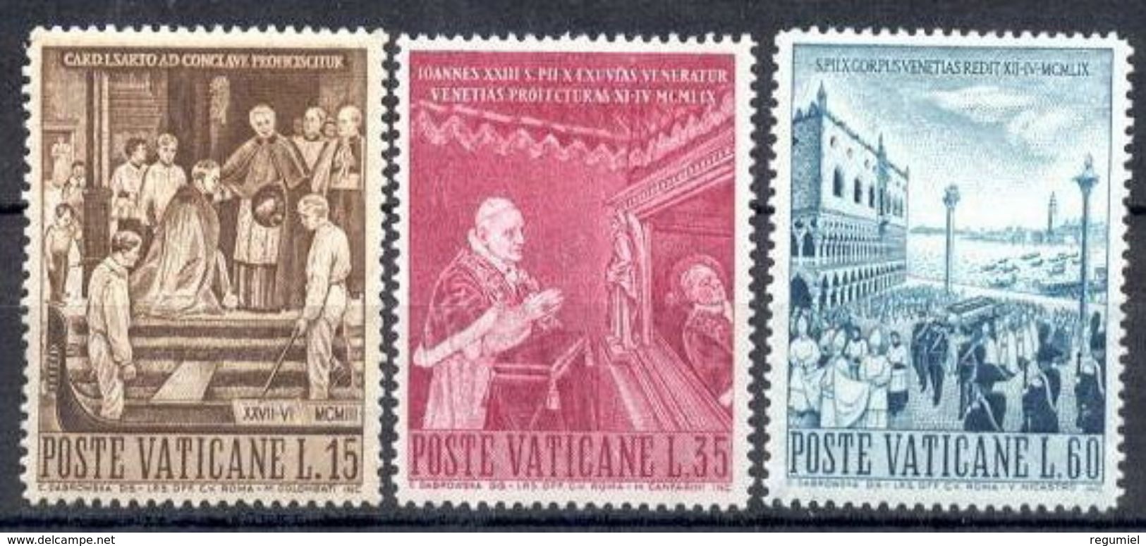 Vaticano 0299/301 ** MNH. 1960 - Unused Stamps
