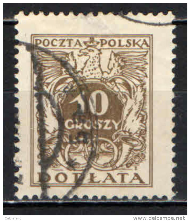 POLONIA - 1924 - CIFRA - USATO - Postage Due