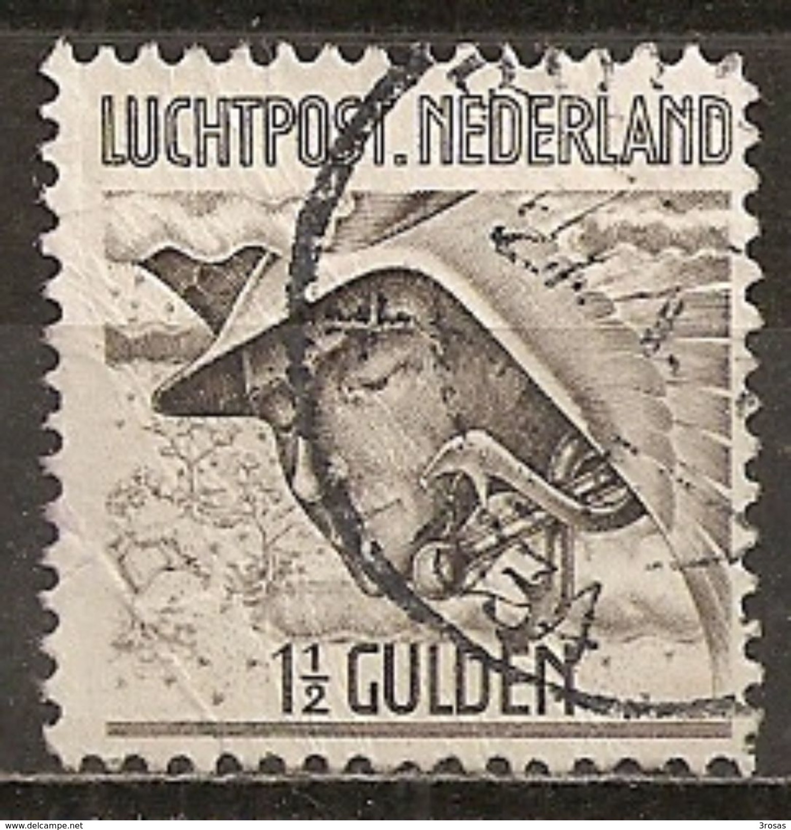 Pays-Bas Netherlands 1929  Mercurius Obl - Luftpost