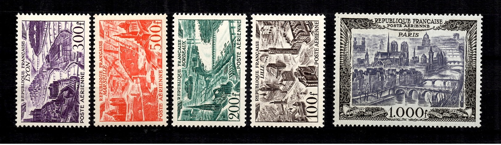 France Poste Aérienne YT N° 24/27 Et N° 29 Neufs *. B/TB. A Saisir! - 1927-1959 Mint/hinged