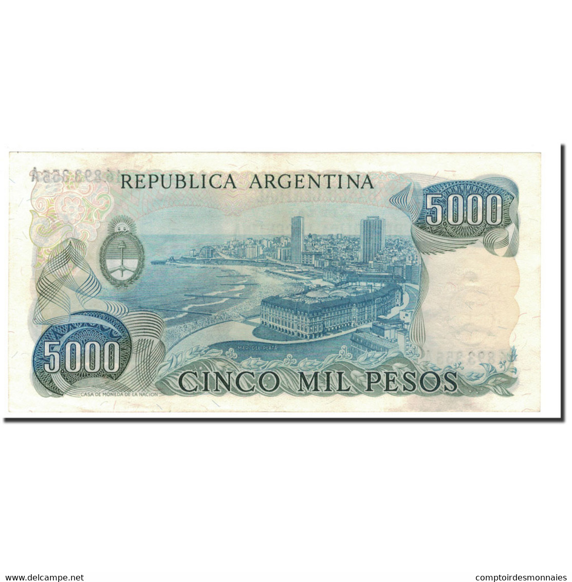 Billet, Argentine, 5000 Pesos, Undated (1977-83), KM:305a, NEUF - Argentina