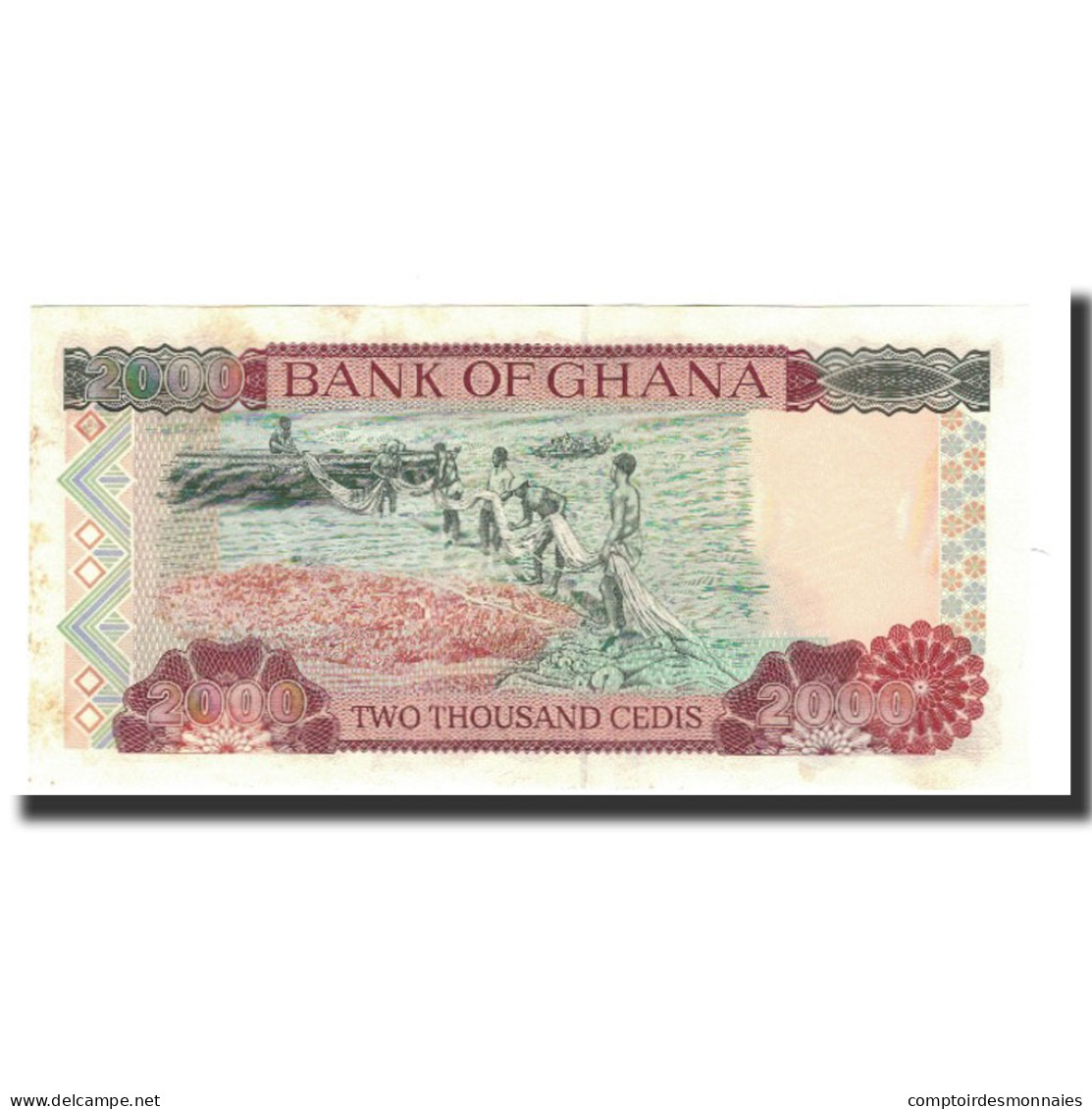 Billet, Ghana, 2000 Cedis, 1996-02-23, KM:30c, SPL - Ghana