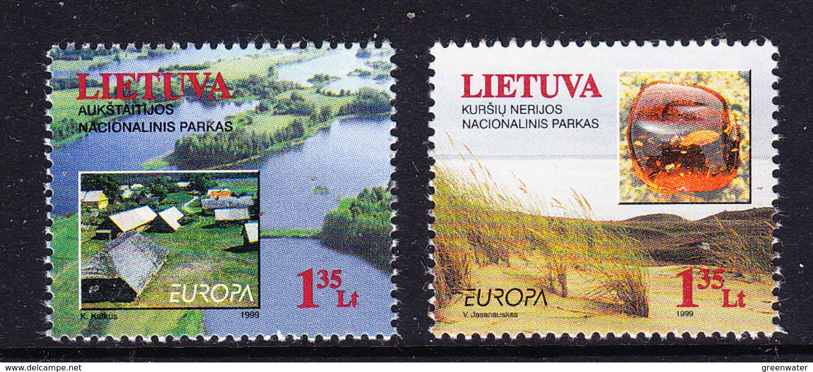 Europa Cept 1999 Lithuania 2v ** Mnh (36843P) Promotion - 1999