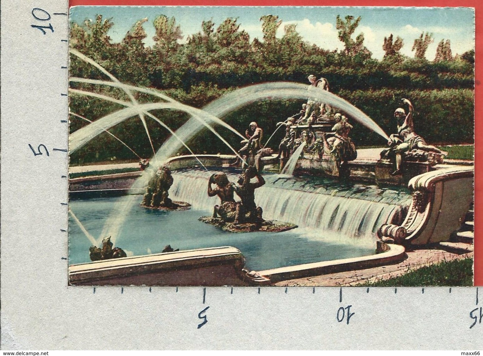 CARTOLINA VG ITALIA - CASERTA - Giardino Reale - Giochi D'acqua - 10 X 15 - ANN. 1955 - Caserta