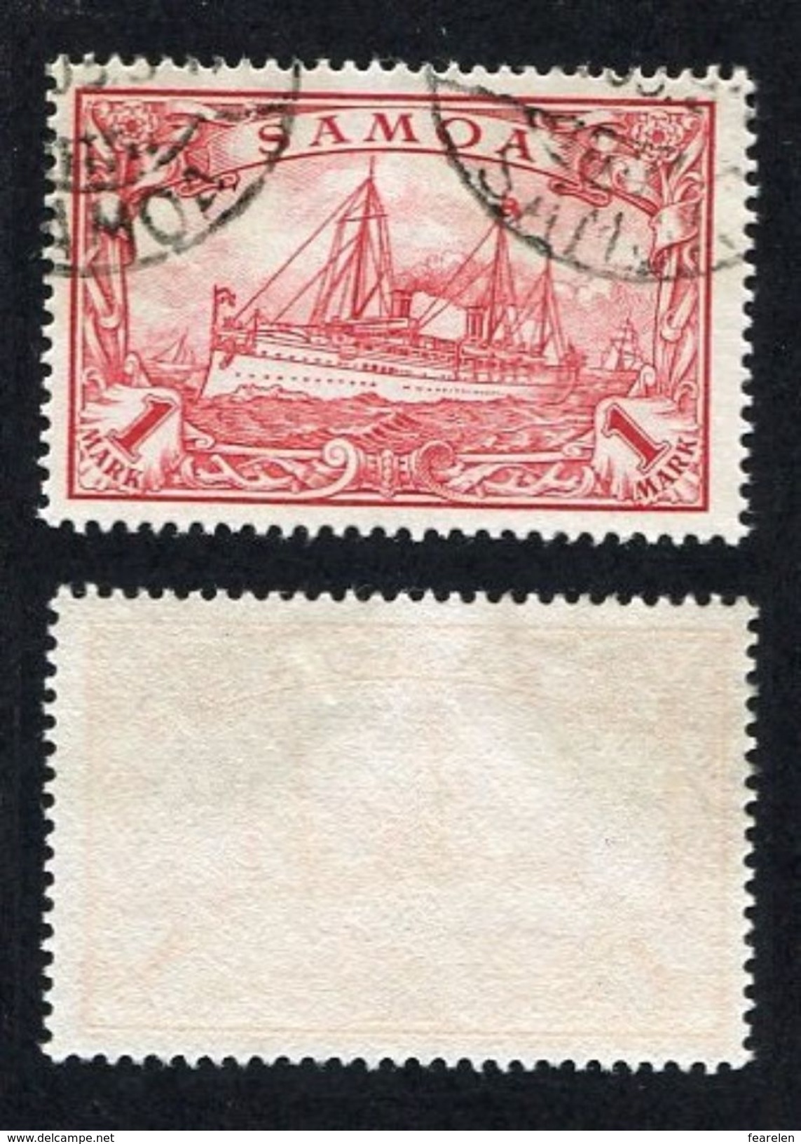 Allemagne, Colonie Allemande, Samoa, N°51 Oblitéré, Qualité Très Beau - Samoa