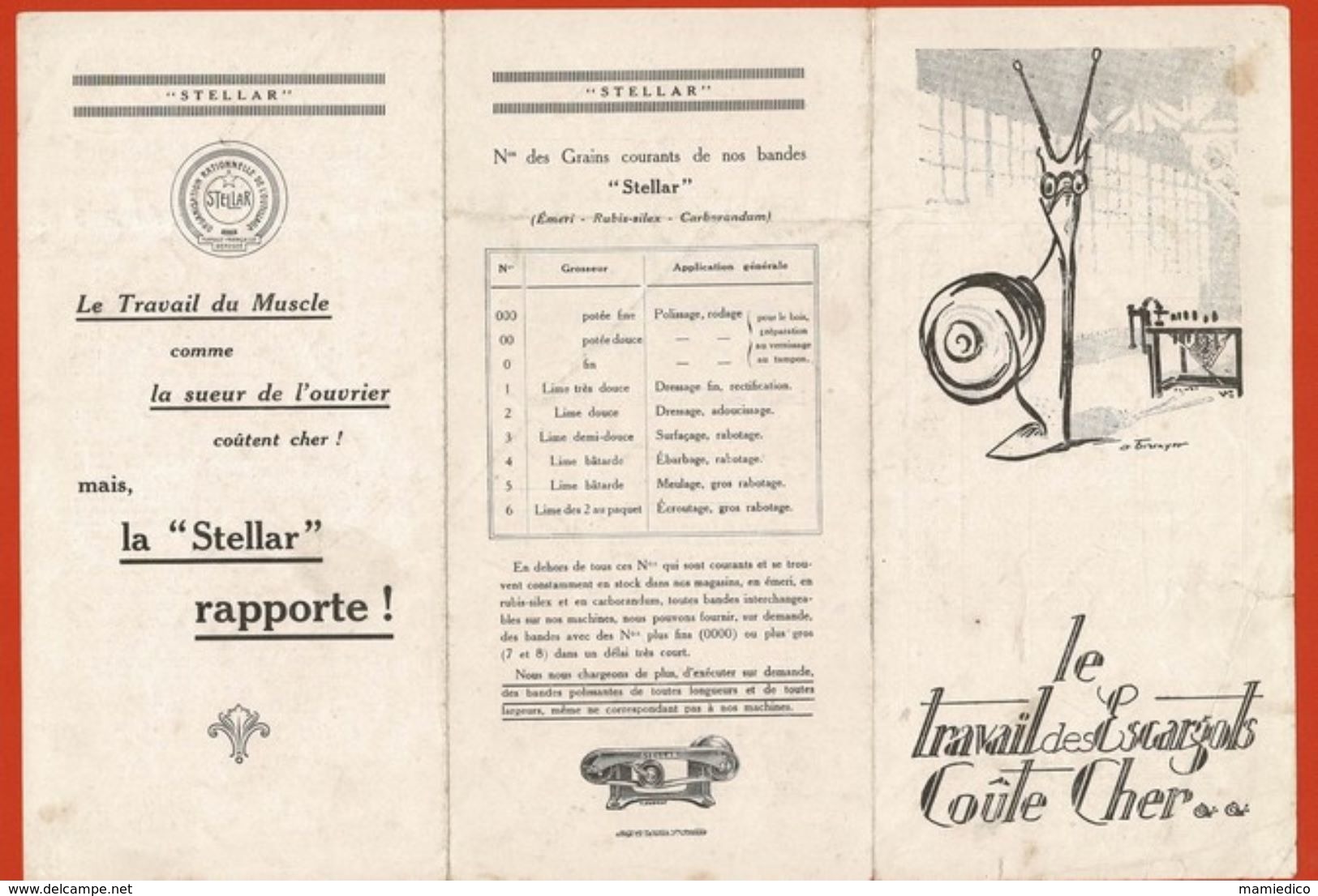 5 documents d'Ets d'outillages. Plusieurs scans pour chaque. Voir les rectos & versos