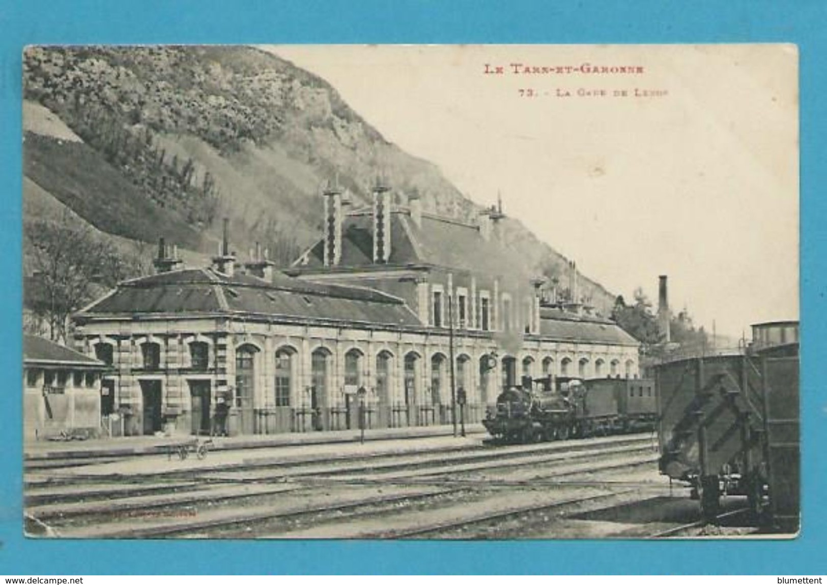 CPA 73 - Chemin De Fer Train En Gare De LEXOS 82 - Altri & Non Classificati