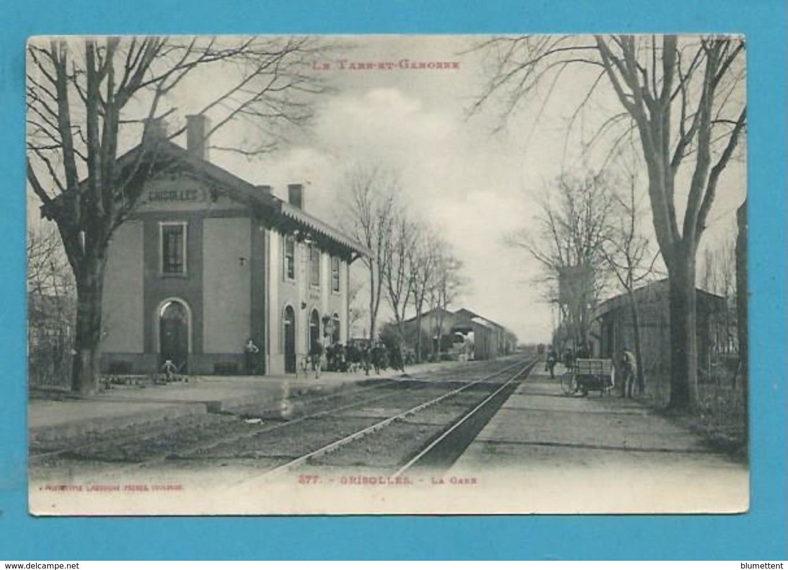 CPA LABOUCHE 377 - Chemin De Fer La Gare GRISOLLES - Grisolles