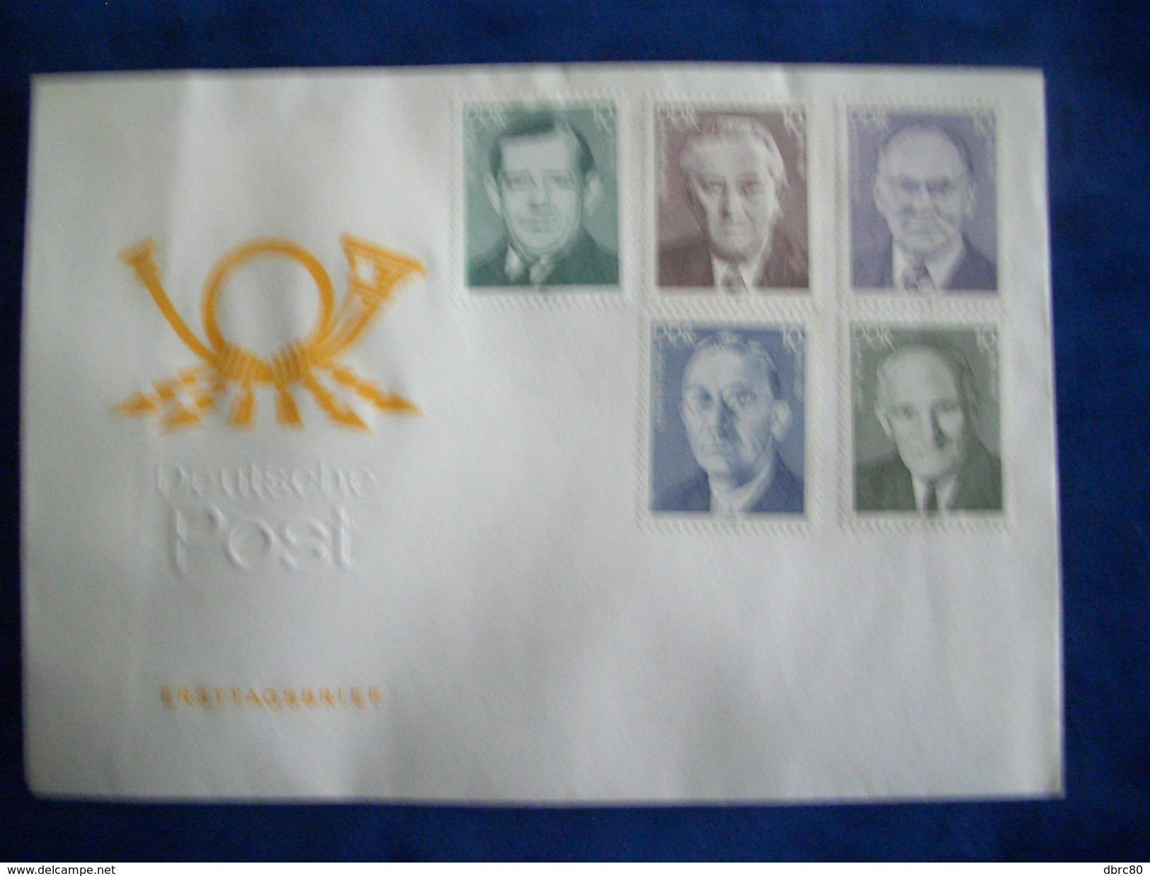 East Germany, DDR, 1983, FDC, Famous Persons - Lettres & Documents