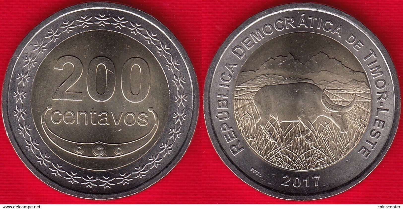 Timor - Leste 200 Centavos 2017 BiMetallic UNC - Timor