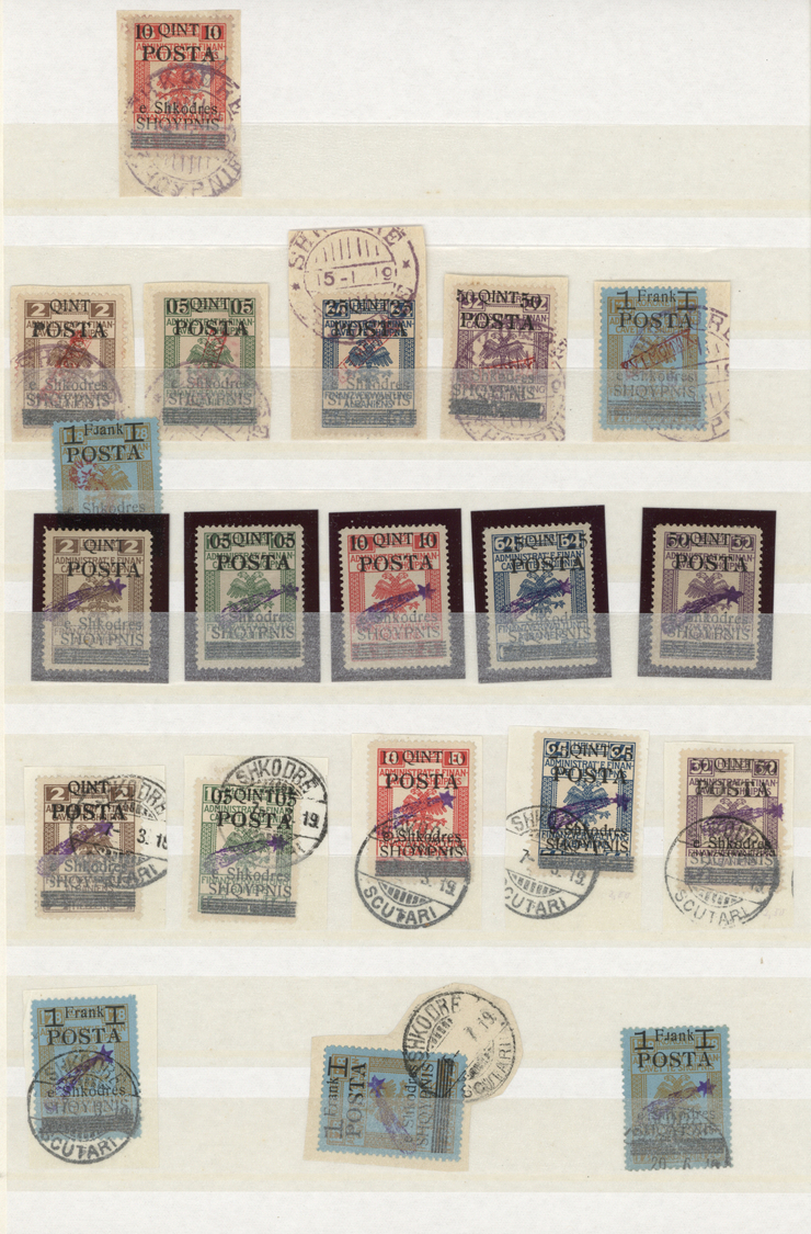 O/*/**/Brfst Albanien: 1913/1975 (ca.), Comprehensive Mint And Used Collection In A Stockbook, From Early Issues - Albania