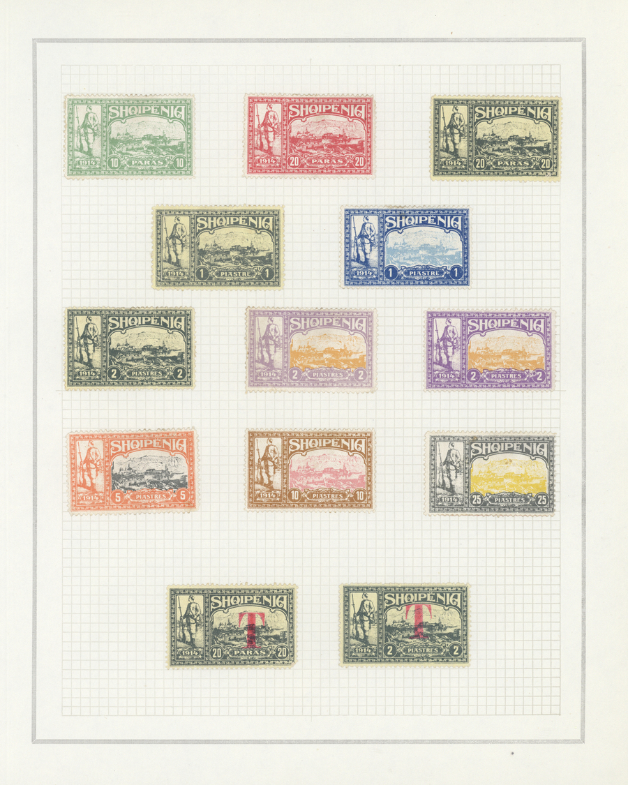 O/*/Brfst Albanien: 1913/1966, mint and used collection in a Marini album, well collected throughout with plen