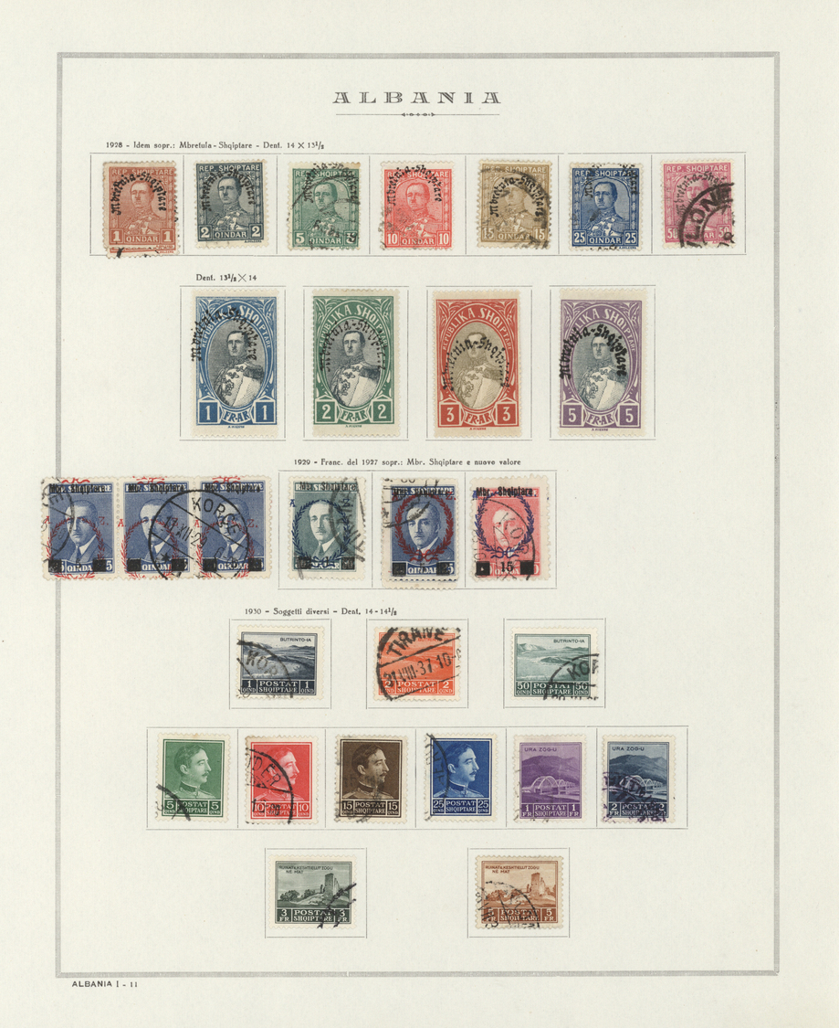 O/*/Brfst Albanien: 1913/1966, mint and used collection in a Marini album, well collected throughout with plen