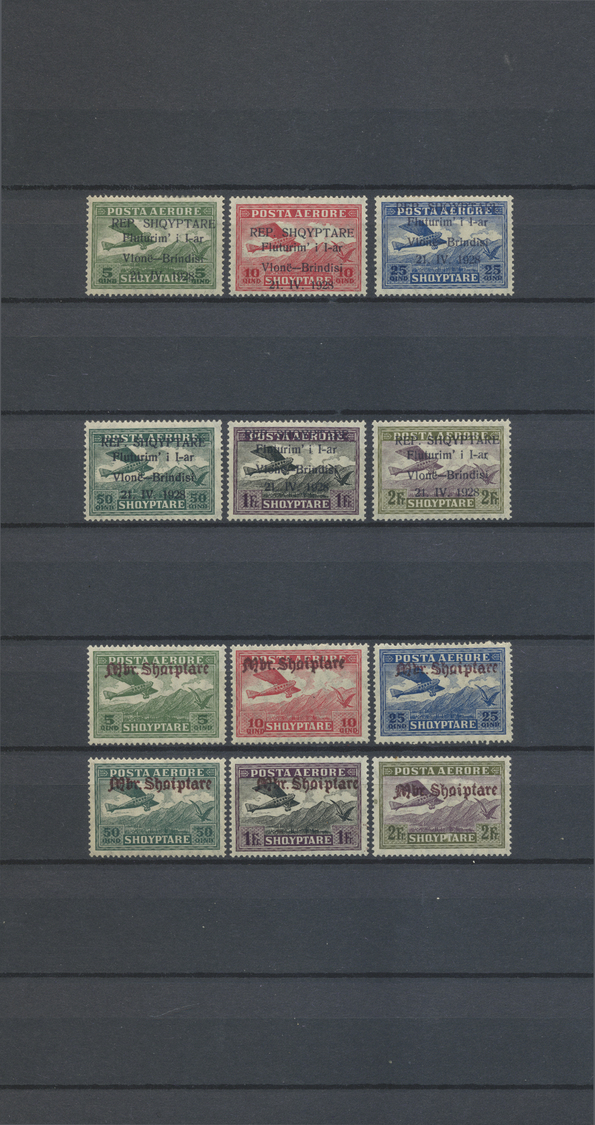 */**/O/Brfst Albanien: 1913/1943, A Predominantly Mint Collection In A Stockbook, Comprising An Attractive Range - Albanien