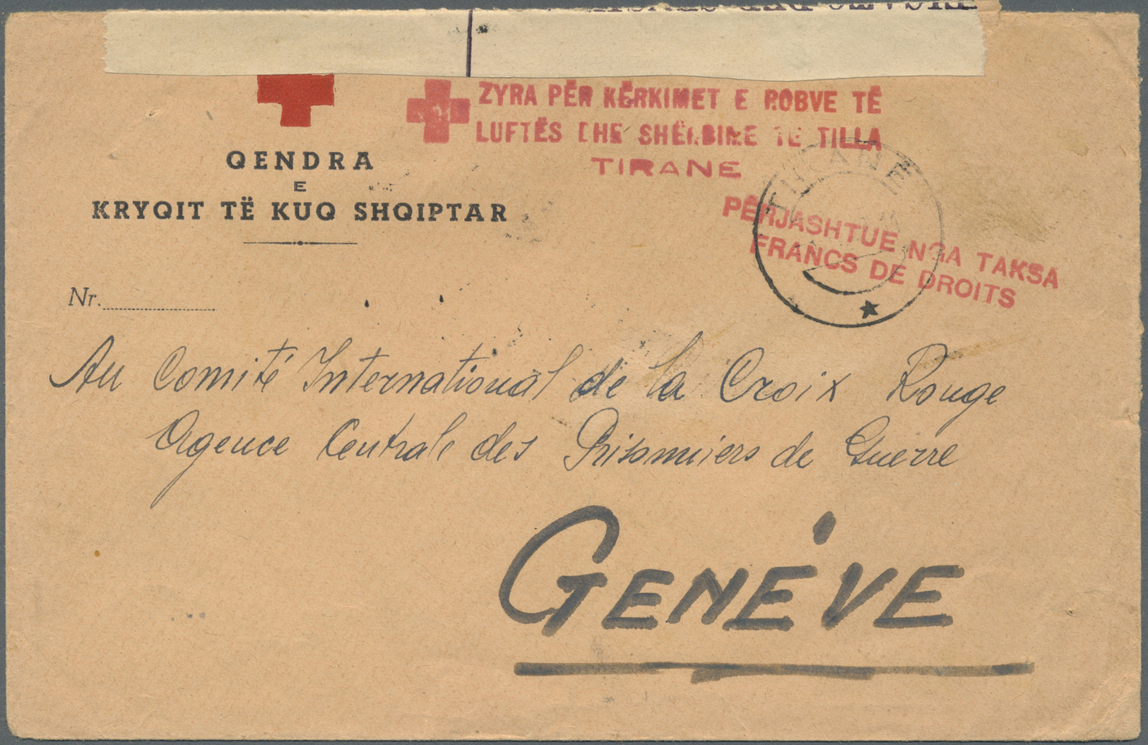 Br Albanien: 1940/1942, Group Of Four Censored WW II Covers, Incl. Two With Double Censoring (German/It - Albanie