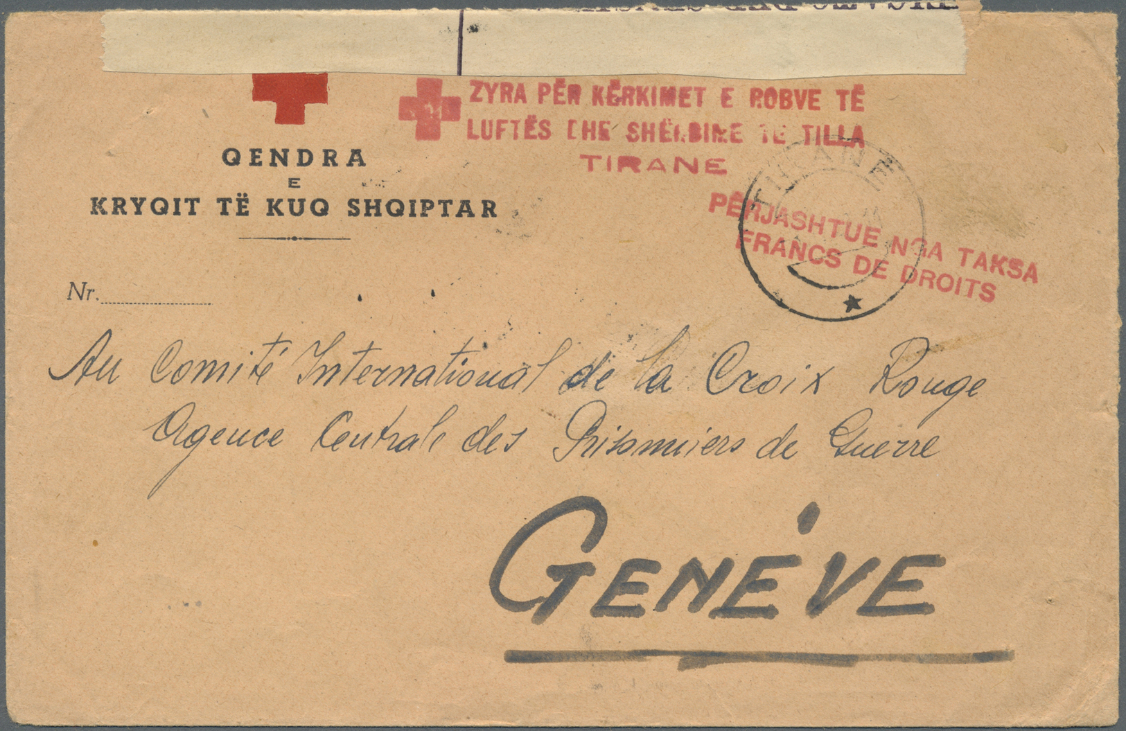 Br Albanien: 1940/1942, Group Of Four Censored WW II Covers, Incl. Two With Double Censoring (German/It - Albanië