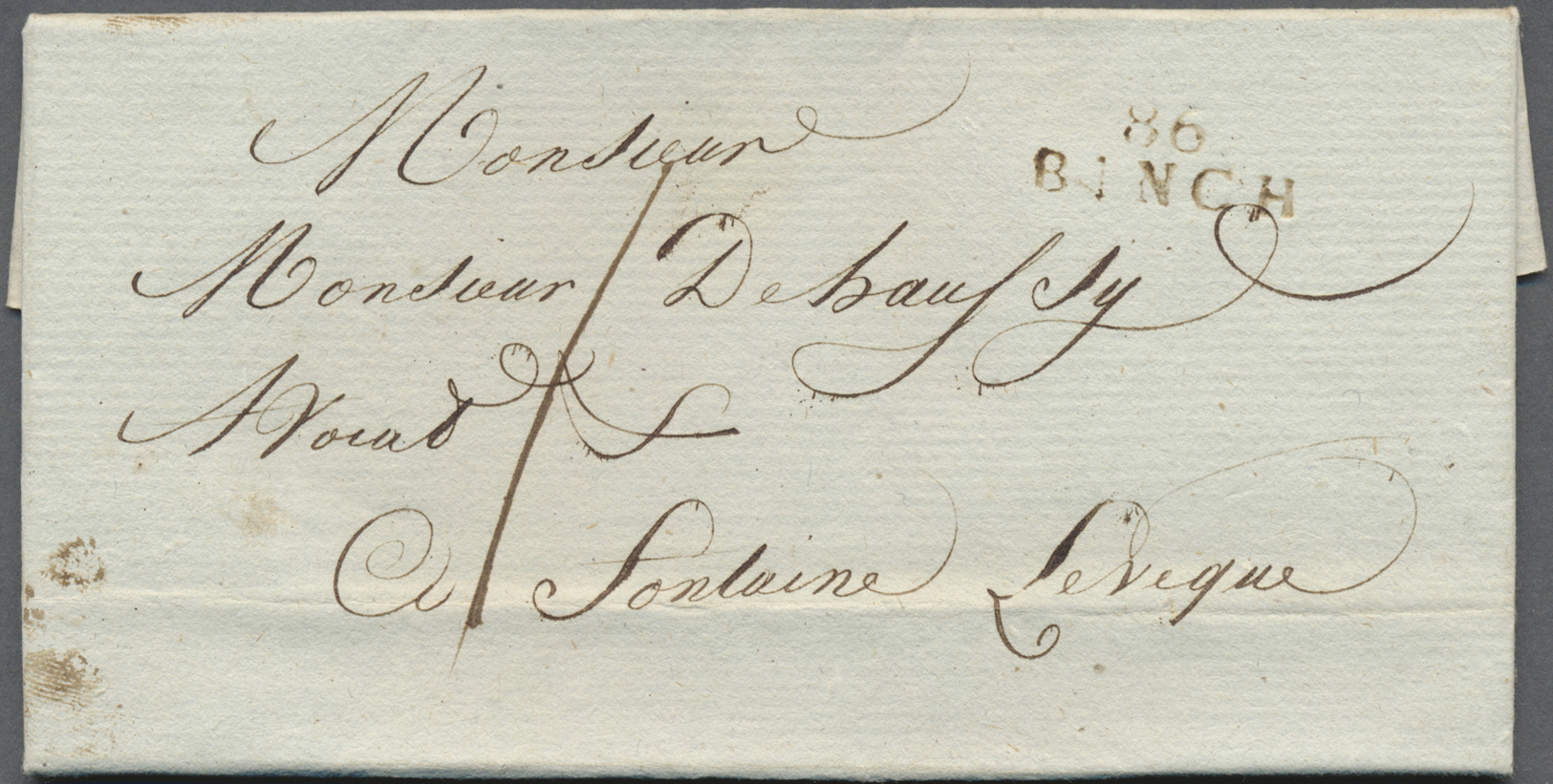 Br Belgien - Vorphilatelie: 1788/1850, Interesting Accumulation Of More Than 120 Pre Philatelic Covers - 1794-1814 (French Period)