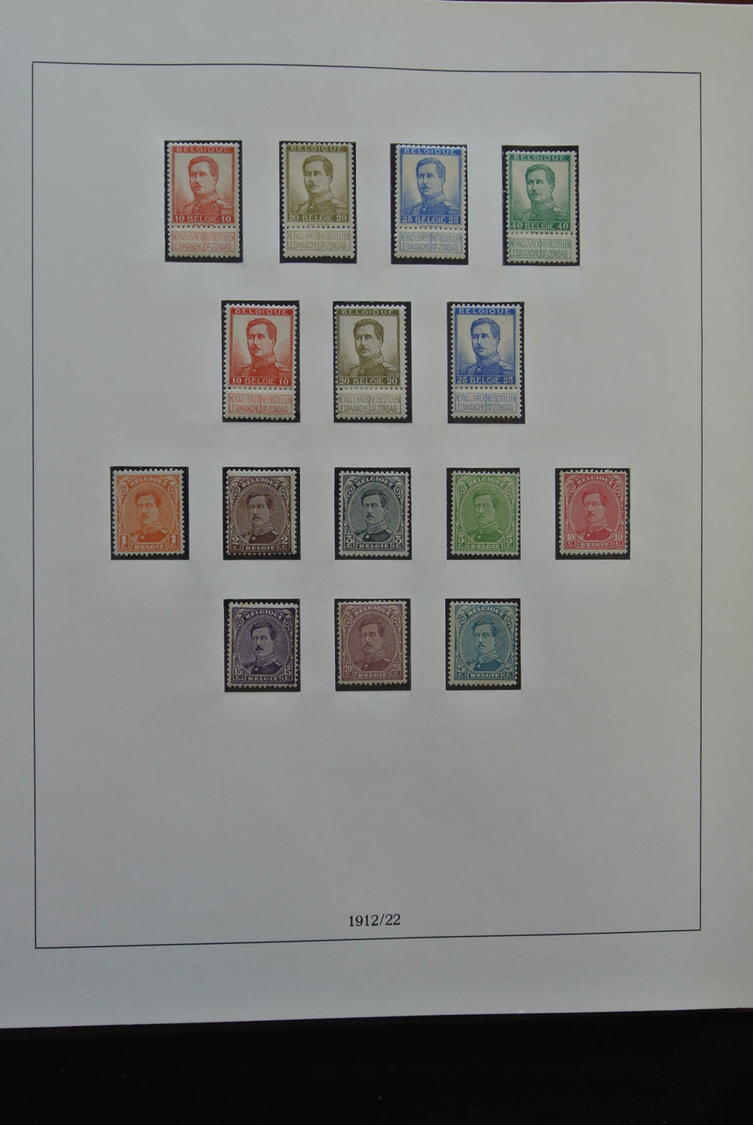 Belgien: 1849/1960: As Good As Complete, MNH, Mint Hinged And Used Collection Belgium 1849-1960 In 5 - Other & Unclassified