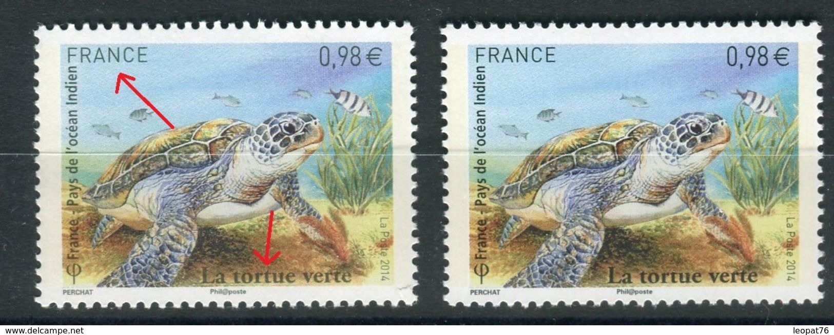 France - Variété - N°Yvert 4903, Légende En Gris + 1 Normal En Noir , Neufs Luxe - Ref V147 - Ungebraucht