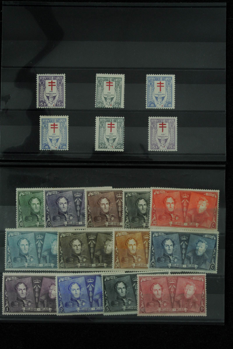 Belgien: 1900/1960: Fantastic lot better sets on stockcards, including the good issues all in quanti