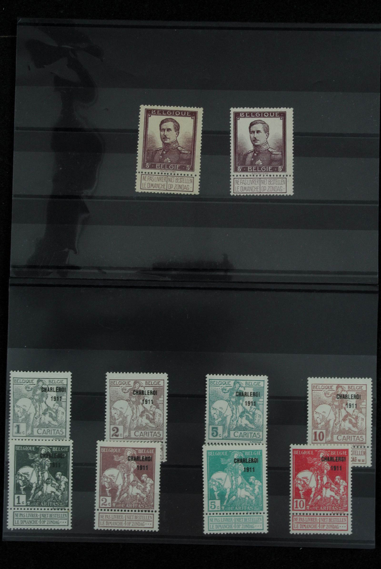 Belgien: 1900/1960: Fantastic lot better sets on stockcards, including the good issues all in quanti