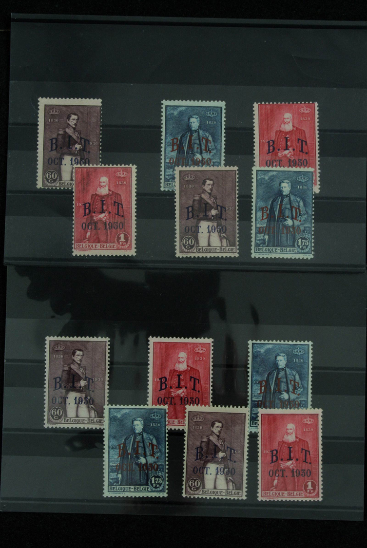 Belgien: 1900/1960: Fantastic lot better sets on stockcards, including the good issues all in quanti