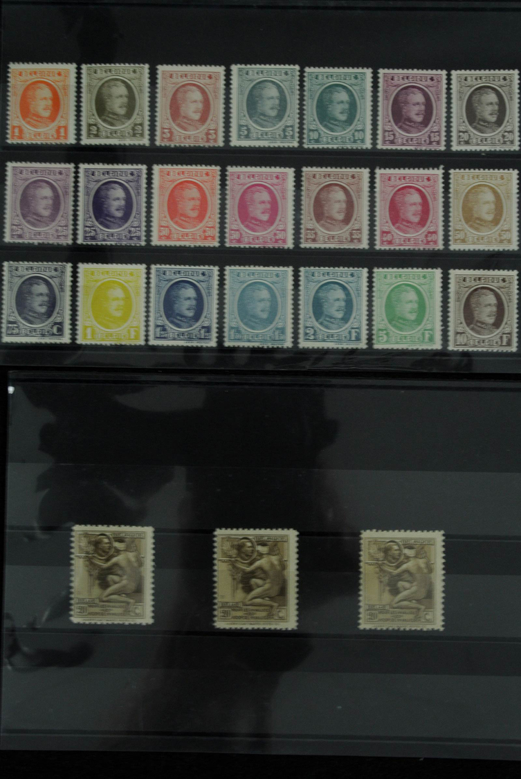 Belgien: 1900/1960: Fantastic lot better sets on stockcards, including the good issues all in quanti