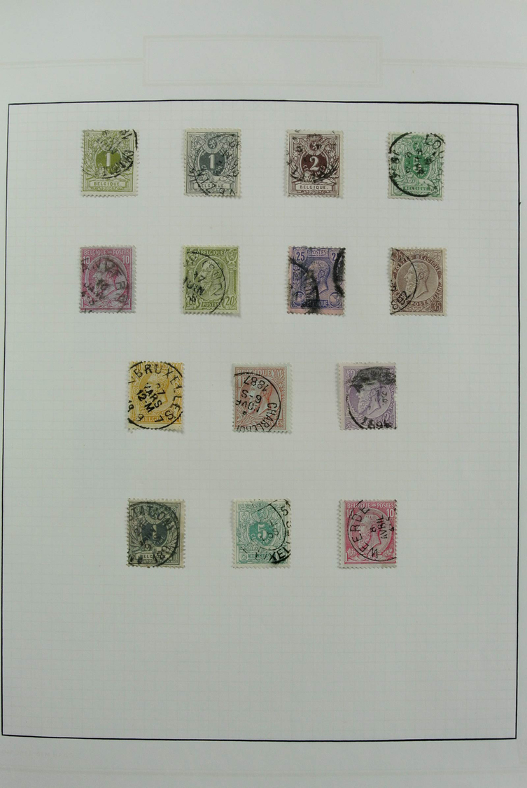 Belgien: 1900/2012: Extremely Extensive, MNH And Canceled Collection Belgium 1900-2012 In 27 (!) Vic - Altri & Non Classificati