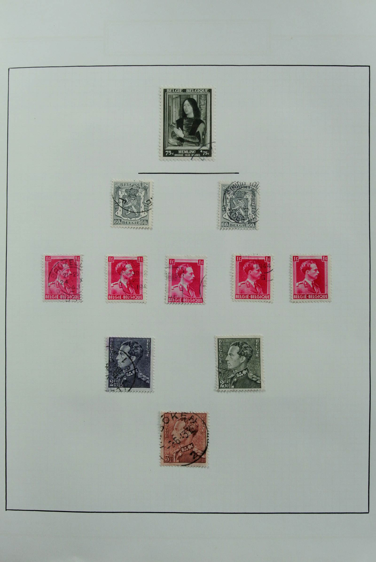 Belgien: 1900/2012: Extremely extensive, MNH and canceled collection Belgium 1900-2012 in 27 (!) Vic