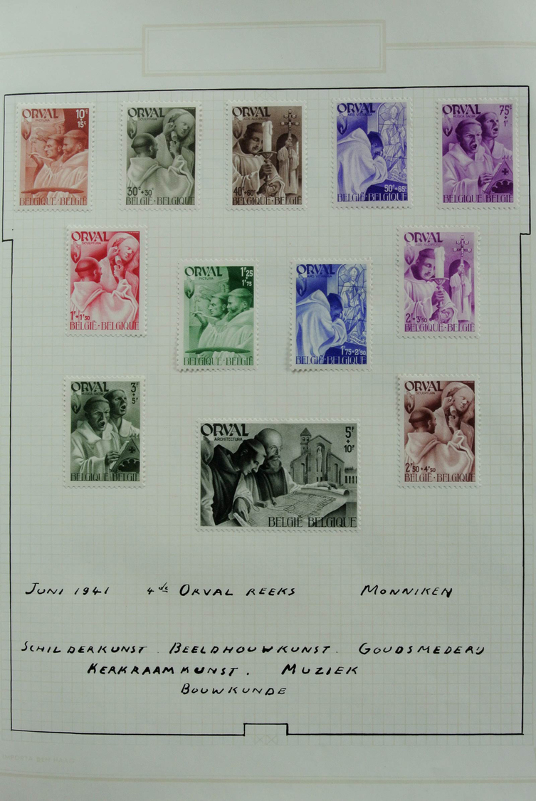 Belgien: 1900/2012: Extremely extensive, MNH and canceled collection Belgium 1900-2012 in 27 (!) Vic