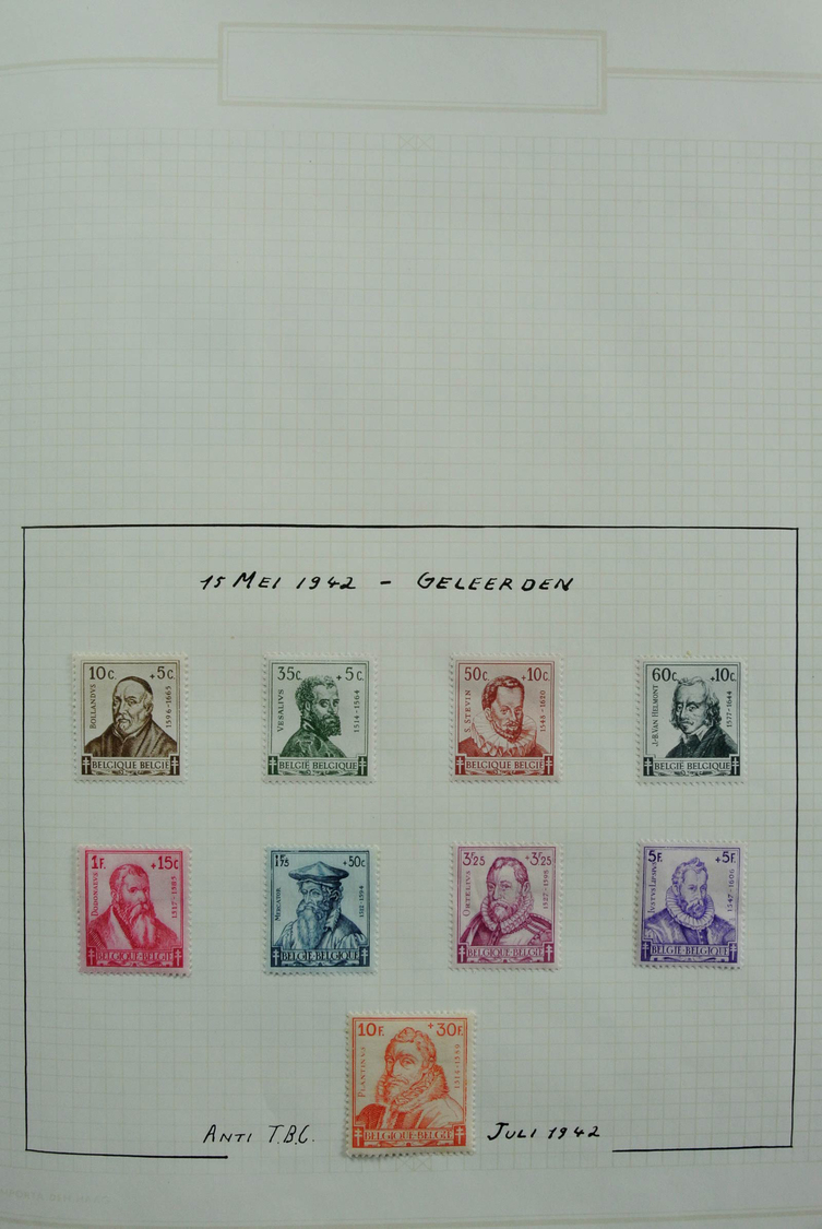 Belgien: 1900/2012: Extremely extensive, MNH and canceled collection Belgium 1900-2012 in 27 (!) Vic