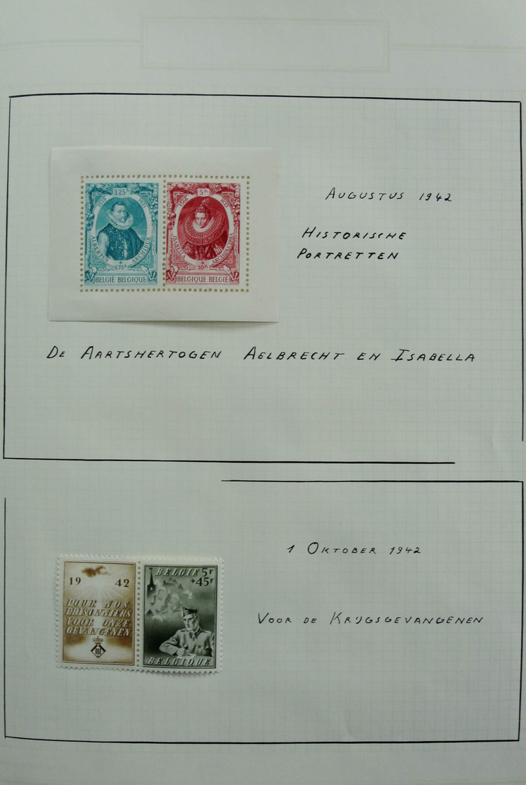 Belgien: 1900/2012: Extremely extensive, MNH and canceled collection Belgium 1900-2012 in 27 (!) Vic