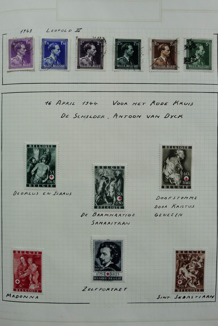 Belgien: 1900/2012: Extremely extensive, MNH and canceled collection Belgium 1900-2012 in 27 (!) Vic