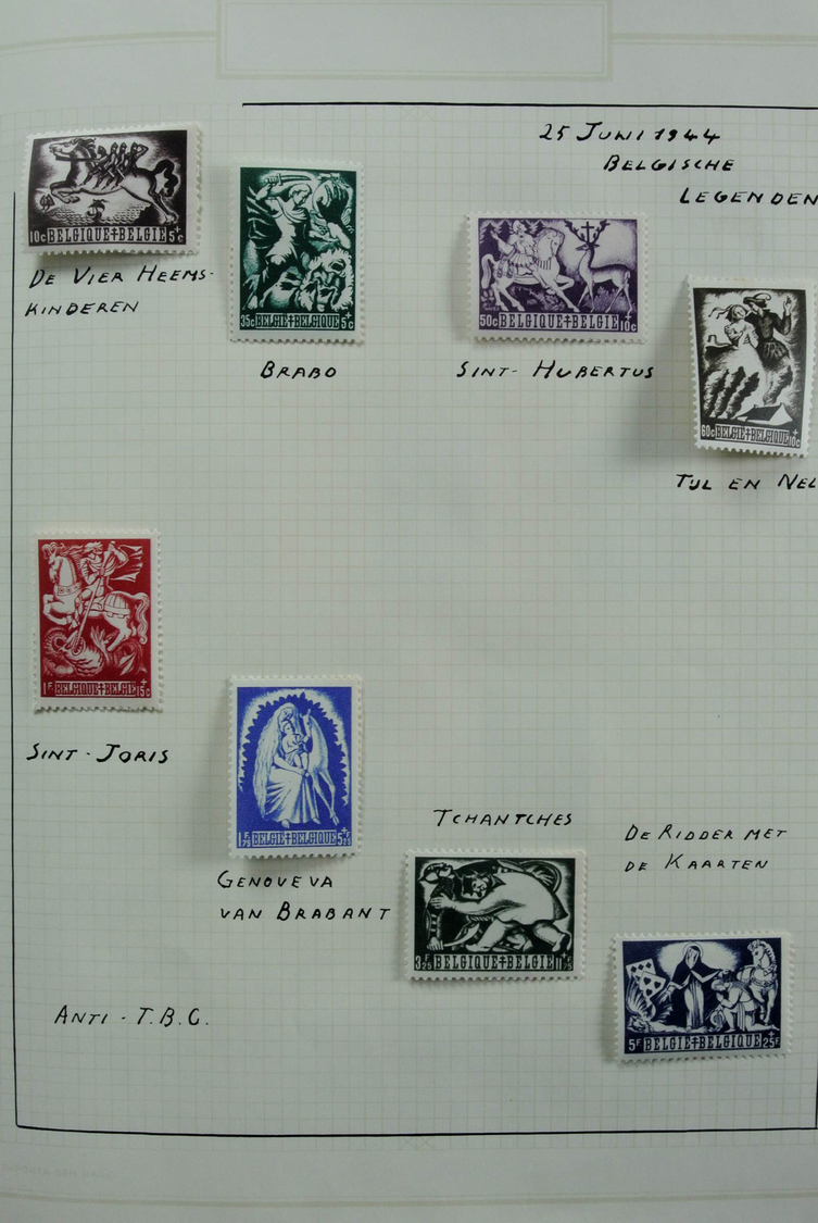 Belgien: 1900/2012: Extremely extensive, MNH and canceled collection Belgium 1900-2012 in 27 (!) Vic