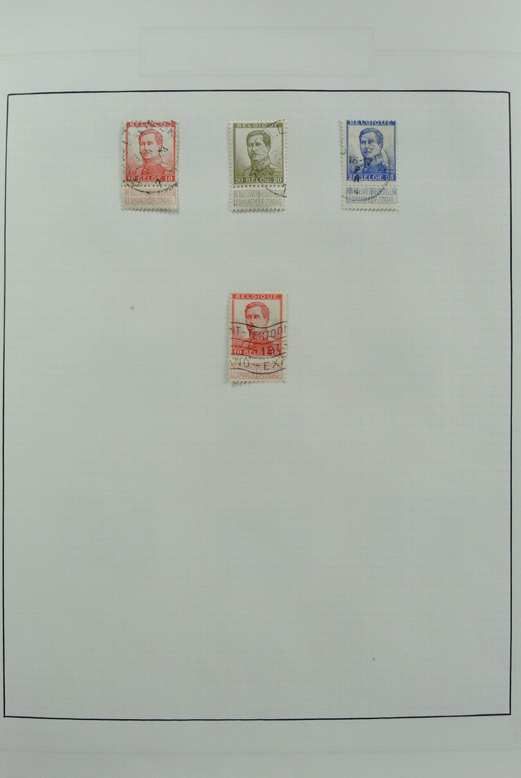 Belgien: 1900/2012: Extremely extensive, MNH and canceled collection Belgium 1900-2012 in 27 (!) Vic